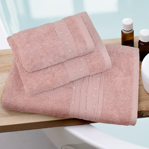 LINO ΠΕΤΣΕΤΑ DESIN OLD ROSE 70X140 shopinhome shopinhome