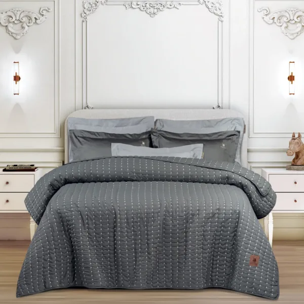 GREENWICH POLO CLUB ΚΟΥΒΕΡΛΙ KING 3465 ΓΚΡΙ ΣΚΟΥΡΟ shopinhome shopinhome