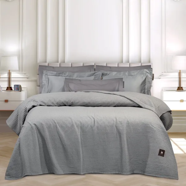 GREENWICH POLO CLUB ΚΟΥΒΕΡΤΑ ΠΙΚΕ 220X240 3456 ΓΚΡΙ shopinhome shopinhome