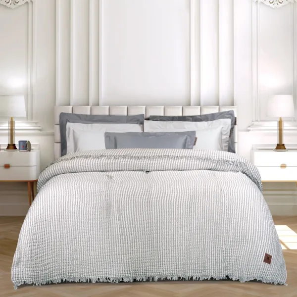 GREENWICH POLO CLUB ΚΟΥΒΕΡΤΑ 220X240 3467 ΓΚΡΙ shopinhome shopinhome