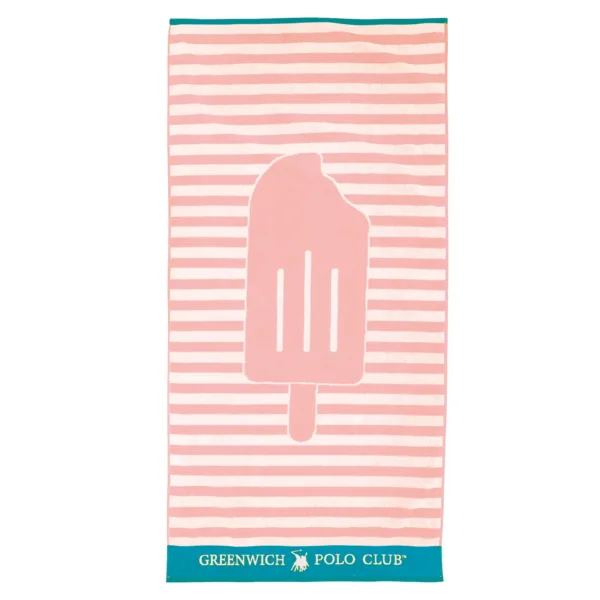GREENWICH POLO CLUB ΠΕΤΣΕΤΑ ΘΑΛΑΣΣΗΣ 70Χ140 3892 ΛΕΥΚΟ, ΡΟΖ, ΤΥΡΚΟΥΑΖ shopinhome shopinhome