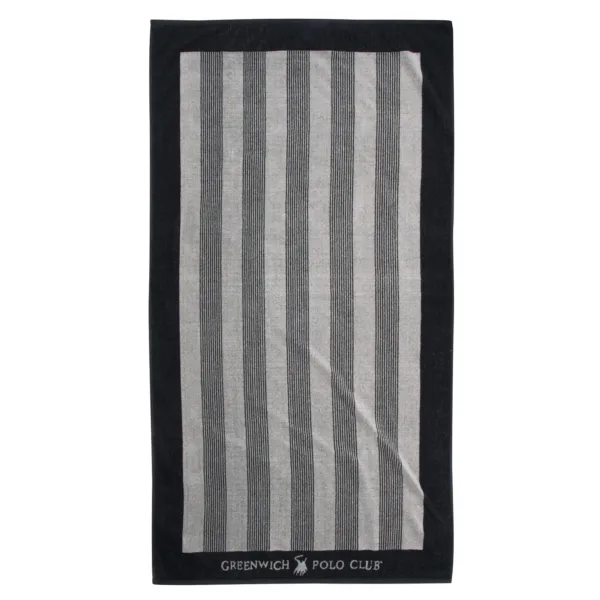 GREENWICH POLO CLUB ΠΕΤΣΕΤΑ ΘΑΛΑΣΣΗΣ 90Χ170 3886 ΕΚΡΟΥ, ΜΑΥΡΟ shopinhome shopinhome