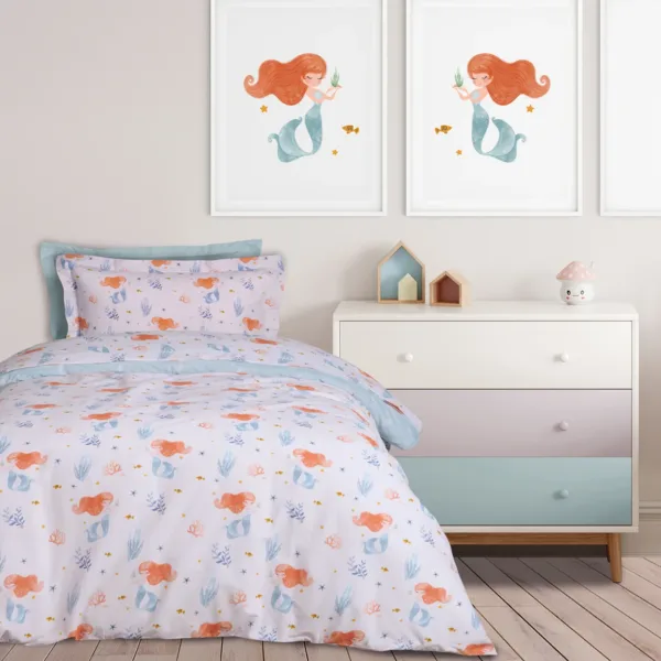 DAS KIDS ΣΕΤ ΠΑΠΛΩΜΑΤΟΘΗΚΗ ΜΟΝΗ 4876 ΛΙΛΑ, ΜΕΝΤΑ, ΡΟΖ shopinhome shopinhome