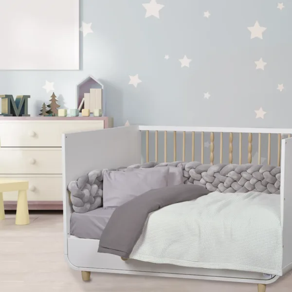 DAS BABY ΚΟΥΒΕΡΤΑ 80X110 RELAX 4882 ΓΚΡΙ ΑΝΟΙΧΤΟ, ΓΚΡΙ ΣΚΟΥΡΟ shopinhome shopinhome