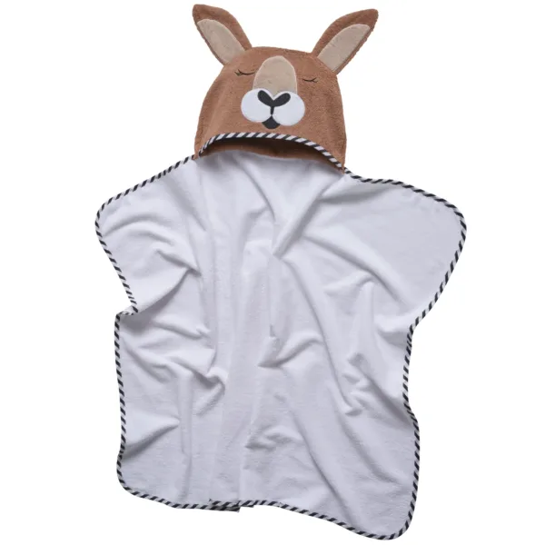 DAS BABY ΚΑΠΑ SMILE EMBROIDERY 4894 ΚΑΦΕ, ΛΕΥΚΟ shopinhome shopinhome