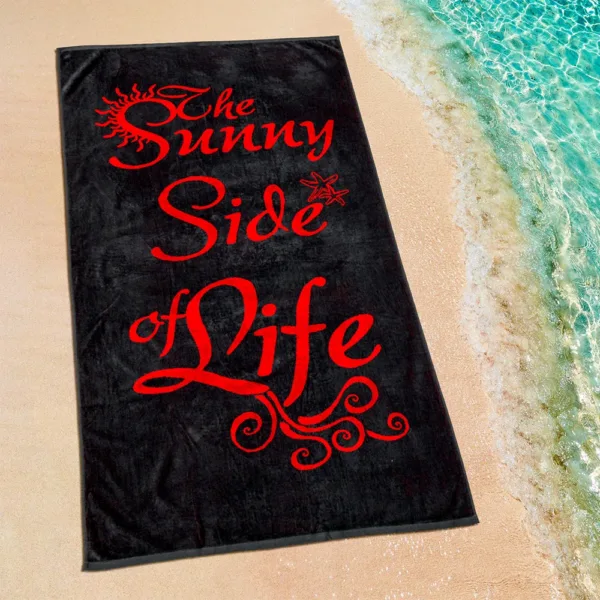 LINO ΠΕΤΣΕΤΑ ΘΑΛΑΣΣΗΣ SUNNY LIFE DGREY-RED 86X160 shopinhome shopinhome