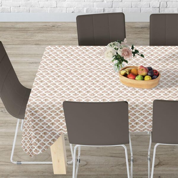 LINO ΤΡΑΠΕΖΟΜΑΝΤΗΛΟ CELL 101 BEIGE 140X230 shopinhome shopinhome