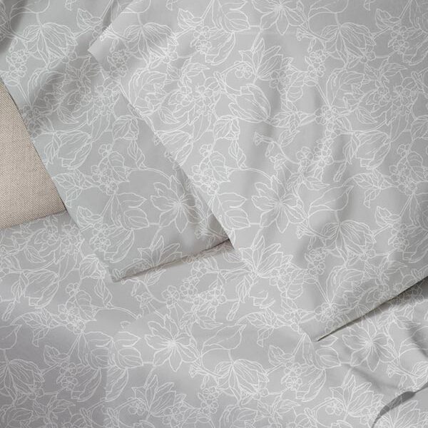 Παπλωματοθήκη Menta Εμπριμέ 020 Grey Μονή (170×250) shopinhome shopinhome