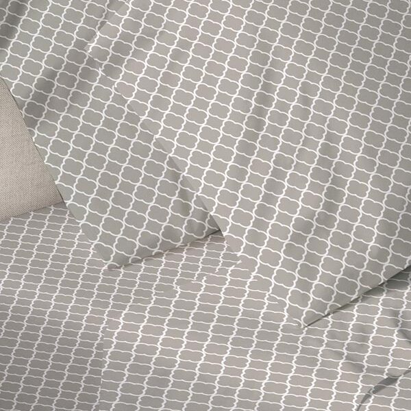 Παπλωματοθήκη Menta Εμπριμέ 530 Grey Μονή (170×250) shopinhome shopinhome