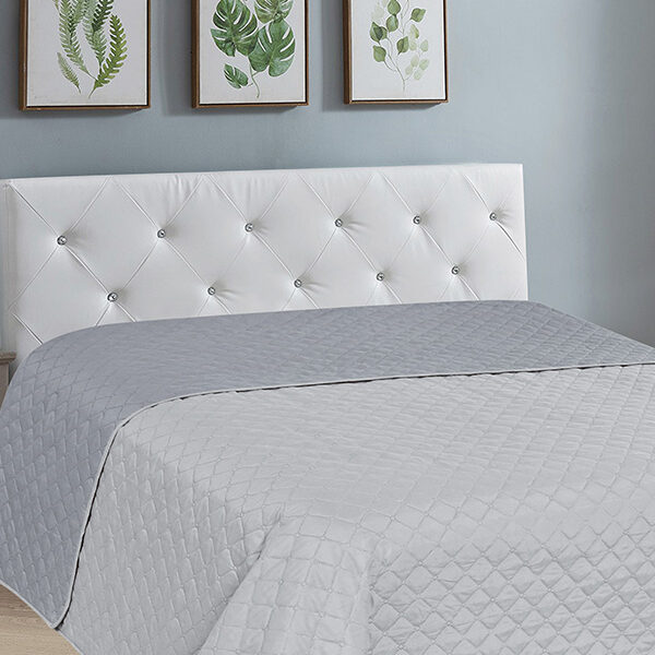 Κουβερλί Fiber Grey/Dark Grey Υπέρδιπλο (220×240) shopinhome shopinhome