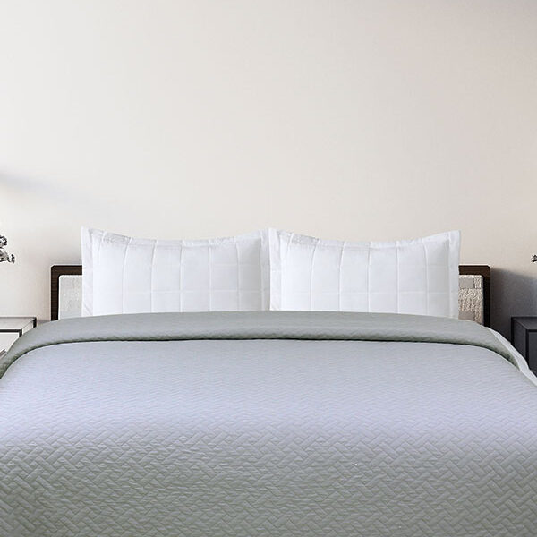 Κουβερλί Voielo Dark Grey Υπέρδιπλο (220×240) shopinhome shopinhome