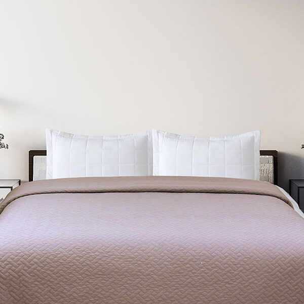 Κουβερλί Voielo Beige Υπέρδιπλο (220×240) shopinhome shopinhome