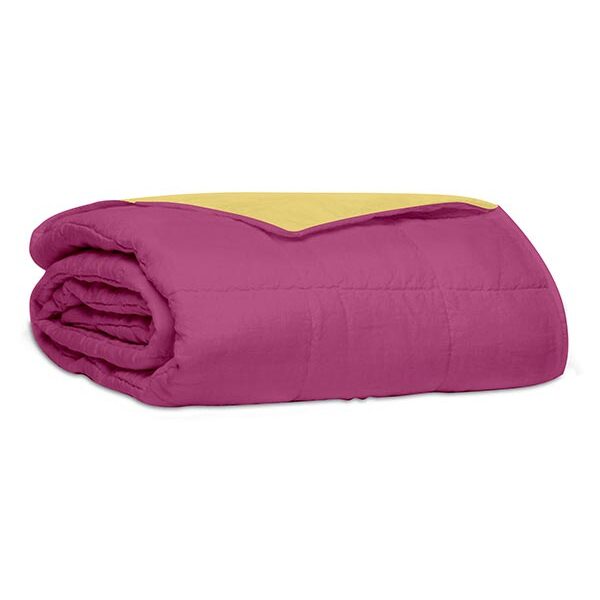Κουβερλί percale μονόχρωμο Pink Μονό (160×220) shopinhome shopinhome