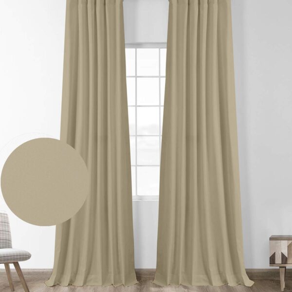 Κουρτίνα μπλακάουτ Lago Beige 145×280 shopinhome shopinhome