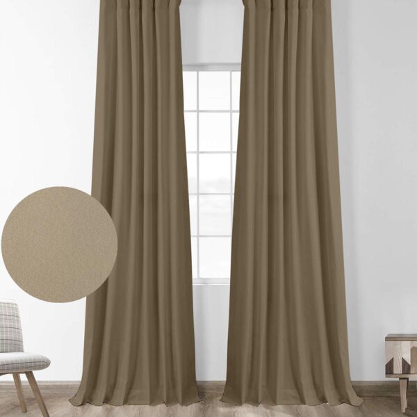 Κουρτίνα μπλακάουτ Lago Mocha 145×280 shopinhome shopinhome