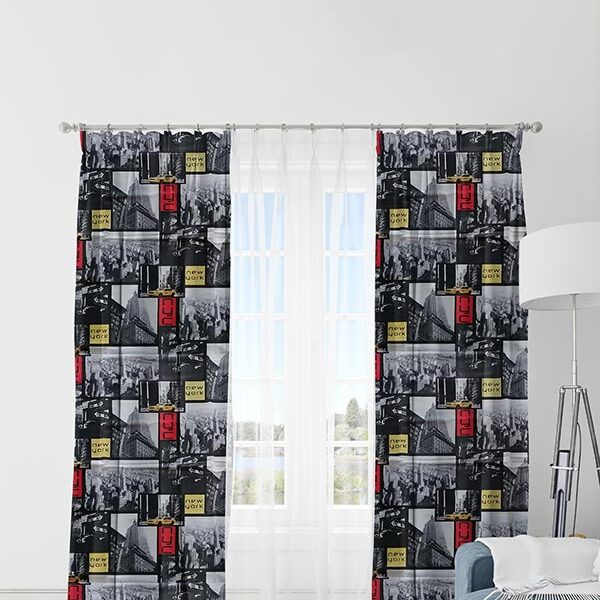 Κουρτίνα λονέτα New York shopinhome shopinhome