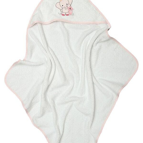 Κάπα κεντητή Elephant Pink 75×75 shopinhome shopinhome