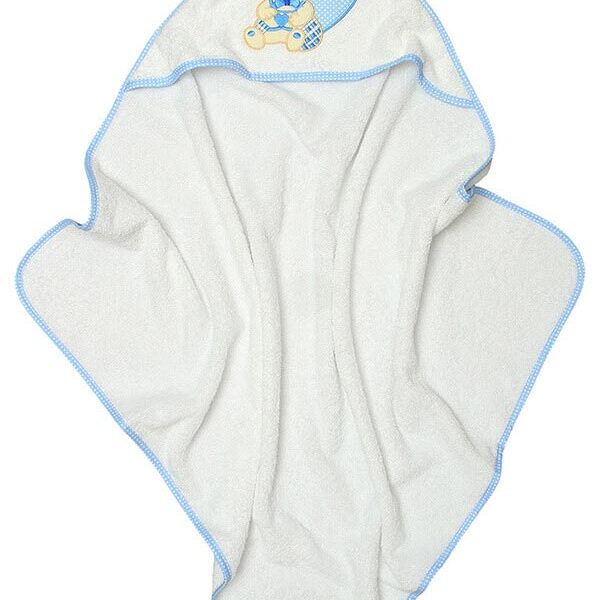 Κάπα κεντητή Heart Blue 75×75 shopinhome shopinhome