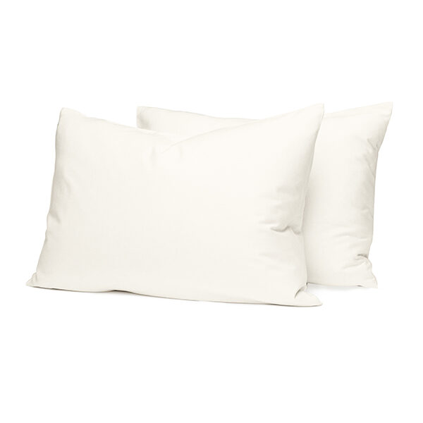 Μαξιλαροθήκες Cotton Feelings 100 White 50×70 shopinhome shopinhome