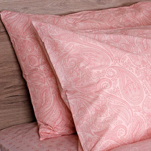 Μαξιλαροθήκες Cotton Feelings 2040 Pink 50×70 shopinhome shopinhome