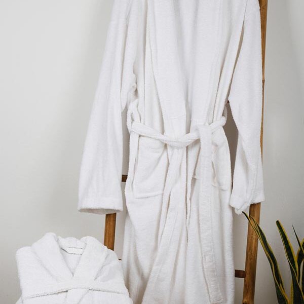 Μπουρνούζι πεννιέ γιακά Medium shopinhome shopinhome