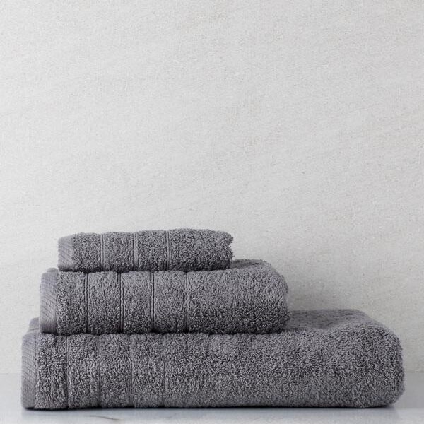 Πετσέτα πενιέ Dory 20 Grey Μπάνιου (80×150) shopinhome shopinhome