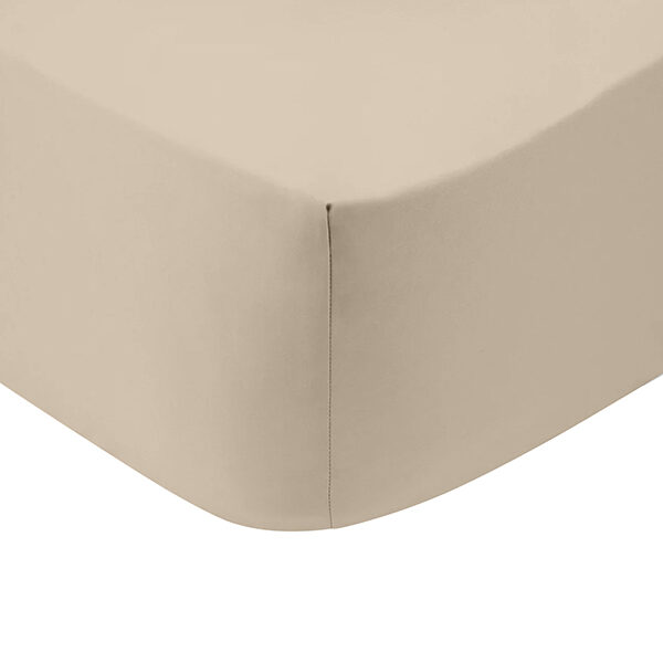 Κατωσέντονο Cotton Feelings με λάστιχο 109 Sand Μονό (100×200+30) shopinhome shopinhome