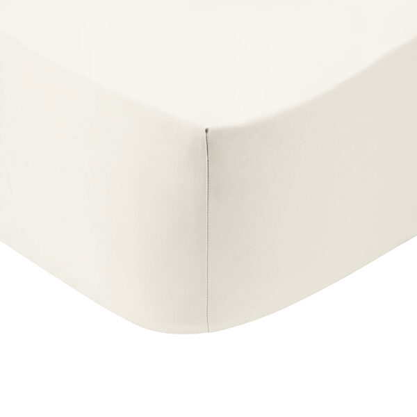 Κατωσέντονο Cotton Feelings με λάστιχο 100 White Διπλό (160×200+30) shopinhome shopinhome