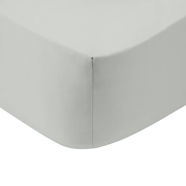 Κατωσέντονο Cotton Feelings με λάστιχο 106 Light Grey Υπέρδιπλο (180×200+30) shopinhome shopinhome