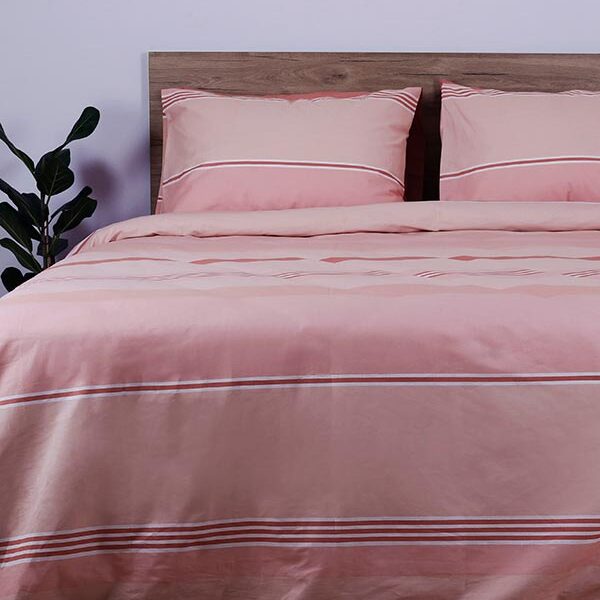 Σετ Σεντόνια Cotton Feelings 2034 Pink Διπλό (200×270) shopinhome shopinhome