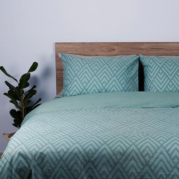 Σετ Σεντόνια Cotton Feelings 2036 Aqua King Size (260×270) shopinhome shopinhome