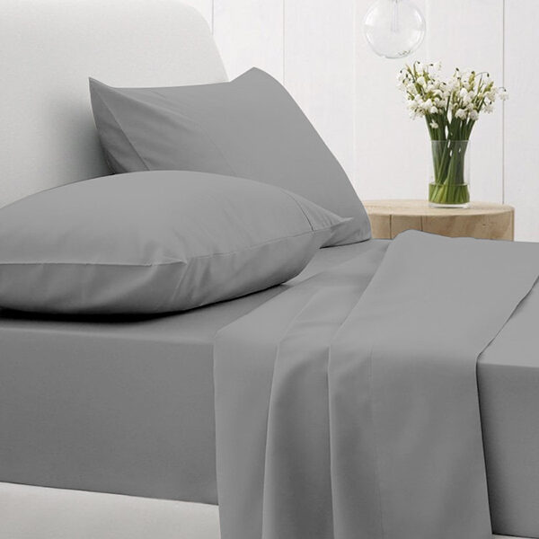 Σετ Σεντόνια Cotton Feelings 107 Dark Grey King Size (260×270) shopinhome shopinhome
