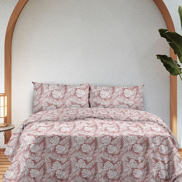 Σετ Σεντόνια Flannel 3038 Pink Μονό (160×260) shopinhome shopinhome