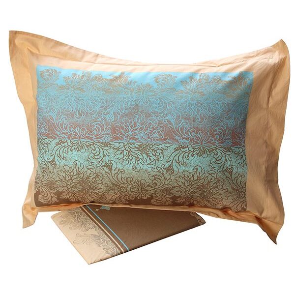 Σετ Σεντόνια Cotton Feelings εμπριμέ 873 Blue Μονό (160×260) shopinhome shopinhome