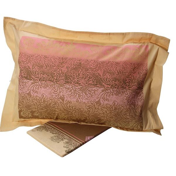 Σετ Σεντόνια Cotton Feelings εμπριμέ 873 Pink Μονό (160×260) shopinhome shopinhome