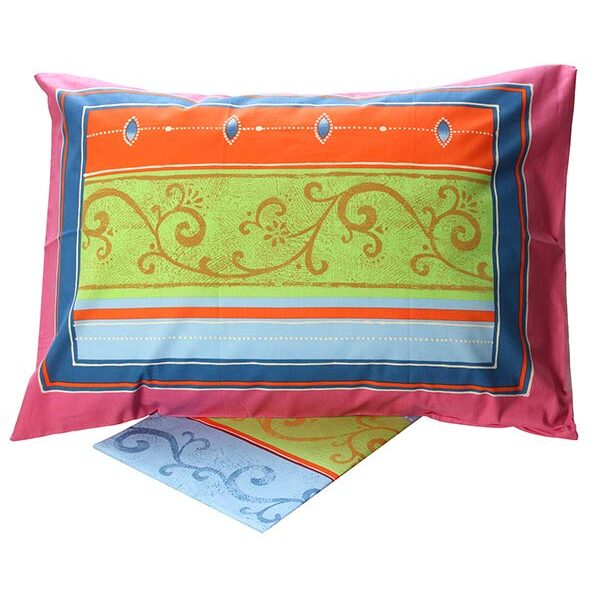 Σετ Σεντόνια Cotton Feelings εμπριμέ 9804 Pink Μονό (160×260) shopinhome shopinhome