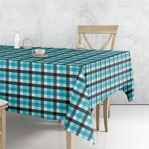 Τραπεζομάντηλο 6997 Turquoise 140×180 shopinhome shopinhome