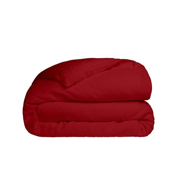 Παπλωματοθήκη Cotton Feelings 113 Red Μονή (170×250) shopinhome shopinhome