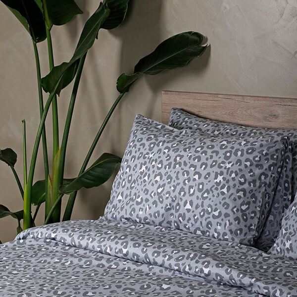 Σετ Σεντόνια Cotton Feelings 2044 Grey Μονό με λάστιχο(105×205+30) shopinhome shopinhome