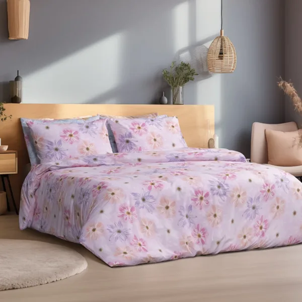LINO ΣΕΤ ΠΑΠΛΩΜΑΤΟΘΗΚΗ BLUME LILAC 160X240 shopinhome shopinhome