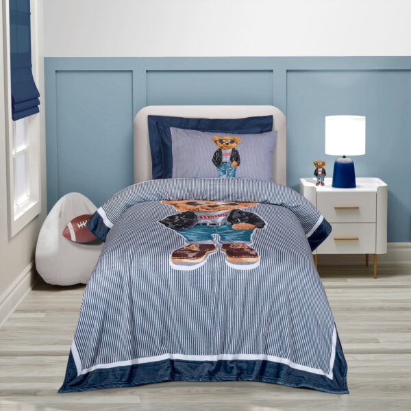 GREENWICH POLO CLUB JUNIOR ΚΟΥΒΕΡΤΑ FLEECE 8838 BLUE, WHITE shopinhome shopinhome