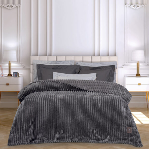 GREENWICH POLO CLUB ΚΟΥΒΕΡΤΑ FLEECE ΥΠΕΡΔΙΠΛH 3486 GREY shopinhome shopinhome