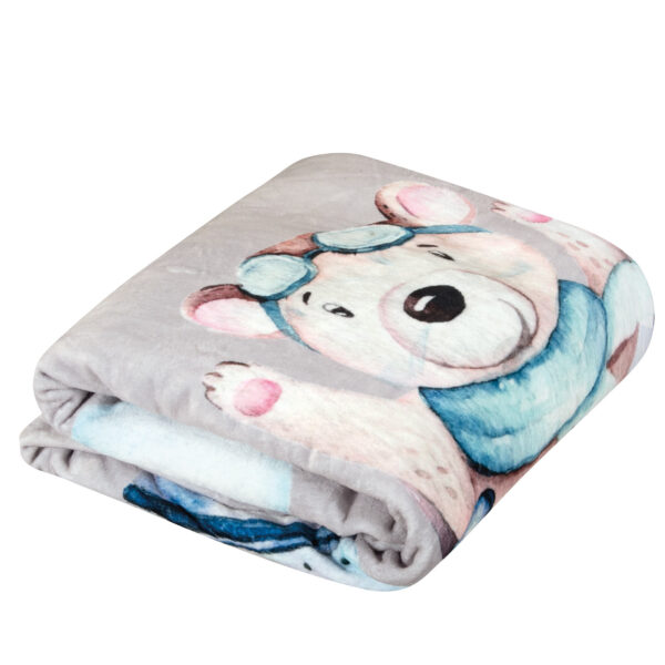 GREENWICH POLO CLUB ΚΟΥΒΕΡΤΑ FLEECE 80X110 ΒΑΒΥ 8851 BLUE, GREY shopinhome shopinhome