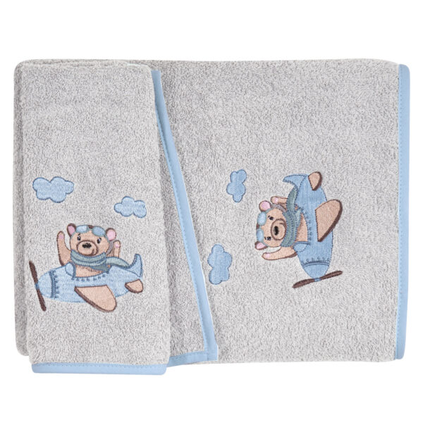 GREENWICH POLO CLUB ΣΕΤ ΠΕΤΣΕΤΕΣ ΒΑΒΥ 8851 BLUE, GREY shopinhome shopinhome