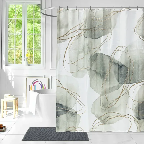 LINO ΚΟΥΡΤΙΝΑ ΜΠΑΝΙΟΥ OLELO 180X200 shopinhome shopinhome