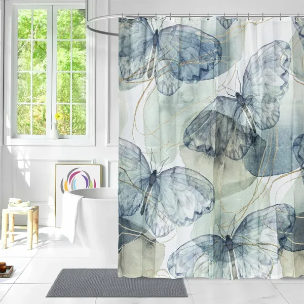 LINO ΚΟΥΡΤΙΝΑ ΜΠΑΝΙΟΥ PAPILIA 180X200 shopinhome shopinhome