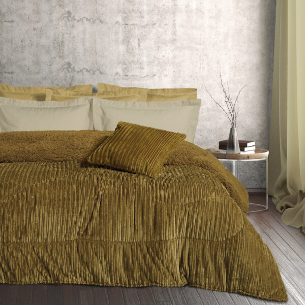 DAS HOME ΚΟΥΒΕΡΤΟΠΑΠΛΩΜΑ SHERPA ΜΟΝΟ 1180 OLIVE shopinhome shopinhome