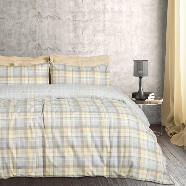 DAS HOME ΣΕΤ ΣΕΝΤΟΝΙΑ ΥΠΕΡΔΙΠΛΑ FLANNEL 9639 GREY, TAUPE shopinhome shopinhome
