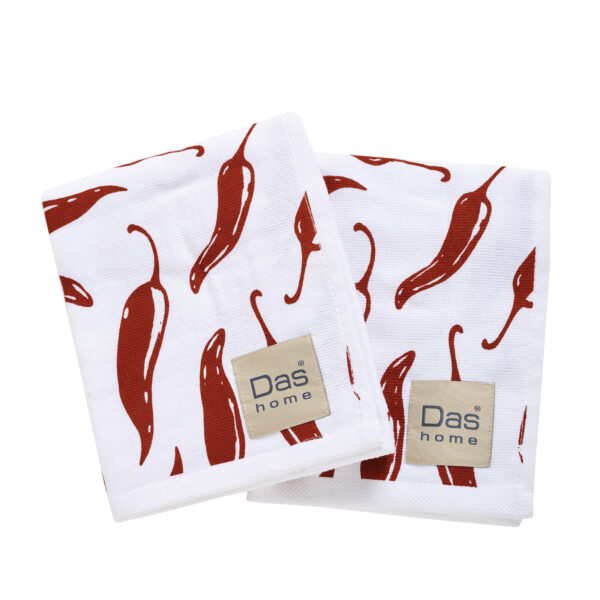 DAS HOME ΣΕΤ ΠΟΤΗΡΟΠΑΝΑ 2ΤΜΧ 40Χ60 0736 BORDEAUX, WHITE shopinhome shopinhome