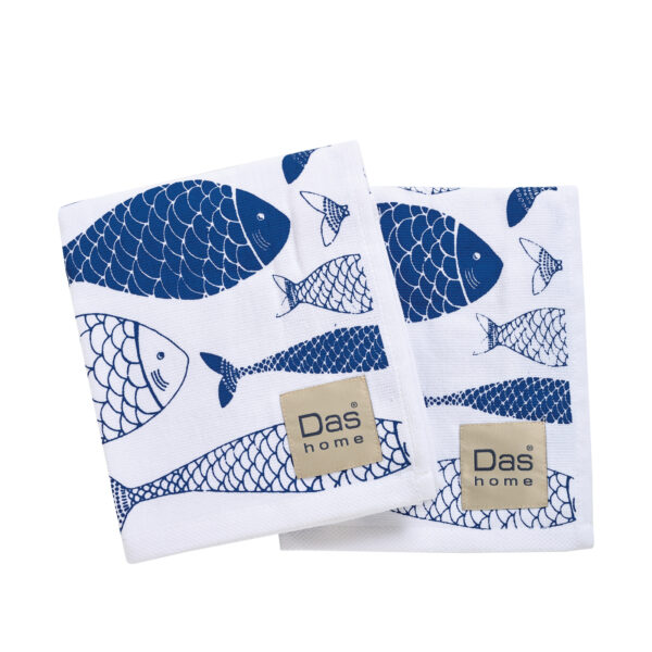 DAS HOME ΣΕΤ ΠΟΤΗΡΟΠΑΝΑ 2ΤΜΧ 40Χ60 0737 BLUE, WHITE shopinhome shopinhome